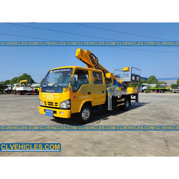 ISUZU 600P 130hp Telescopic Bucket Truck 21m Manlift 1200*600*1100