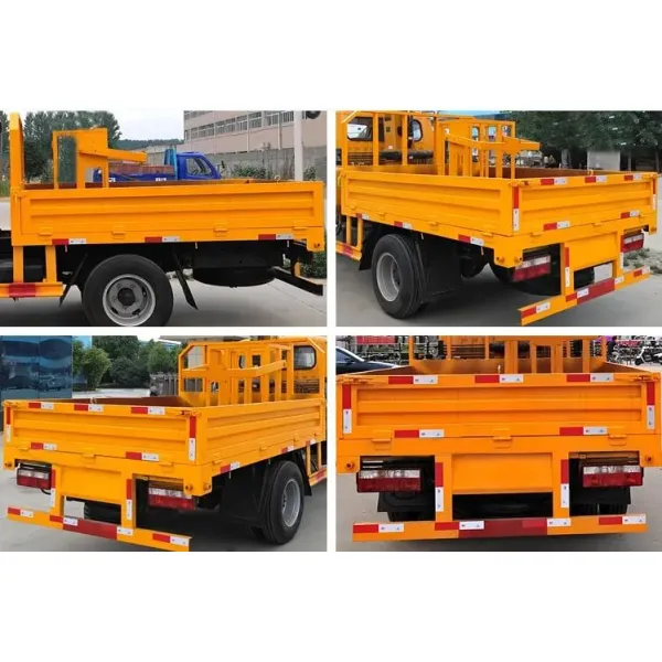 Small Truck Mounted Cranes Dongfeng 2t Knuckle Boom Truck Crane With 3 Arms