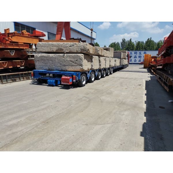 HMT Hydraulic Steering Self Propelled Modular Trailer 200T Modular Transporter