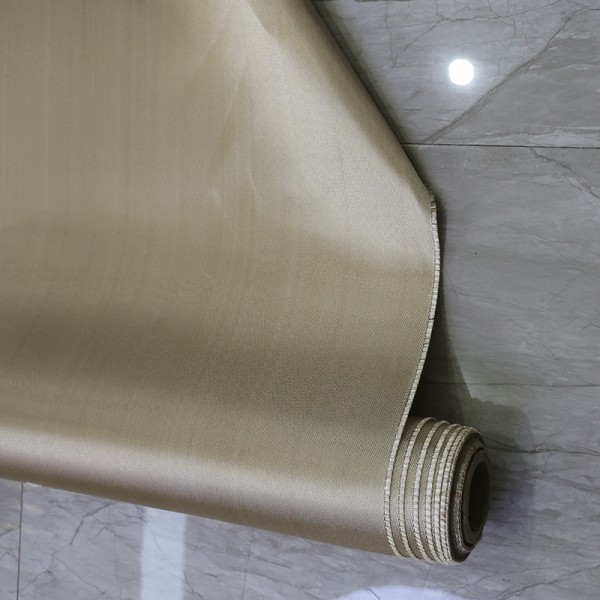 Fire Proof  Heat Treated Fiberglass Cloth E-Glass Yarn Type Twill Woven