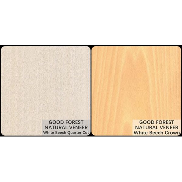 Естественная крона облицовки древесины белого бука отрезала подгонянное обслуживание