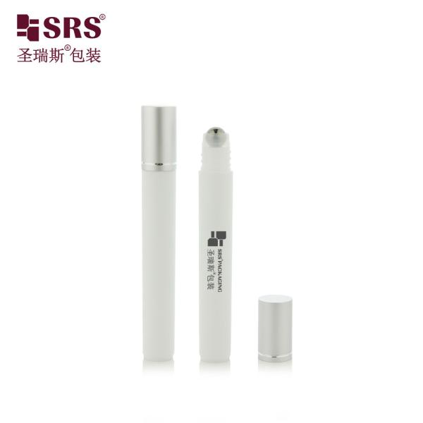 RPA-10ML(C) Injection Custom Color Glossy Matte In Mold Plastic Roller Ball Bottle Wholesale Eye Gel Serum Bottle Tube