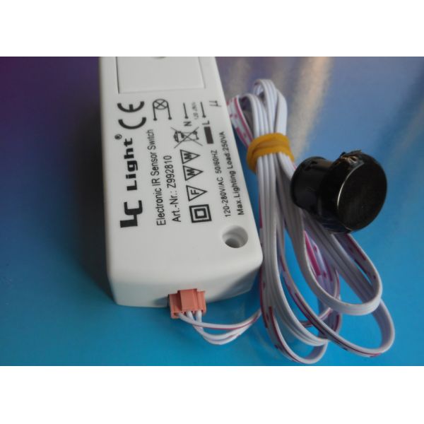 Time Infrared Sensor Light Switch , Customized Fission Infrared Switch Bathroom