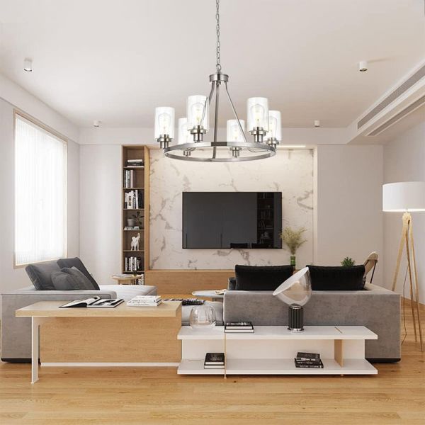 Yihao Customized Design Pendant Light with 50000 Hours Lifespan and Adjustable Height for Modern Living Spaces