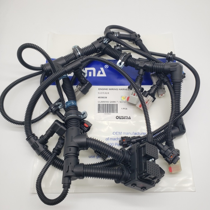 High Quality Excavator Wiring Harness for QSB6.7 6D107 HL740-7A HL740-9 Angle Wiring Harness