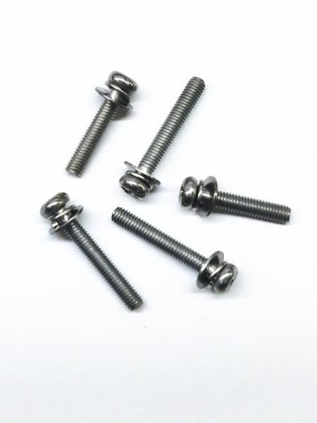 SEMS Ferrure de machine en acier au carbone Zinc alliage de nickel acier inoxydable couleur originale M4X16