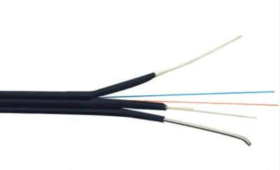4 Cores LSZH Jacket Outdoor FTTH Drop Cable Single Mode Armored Fiber