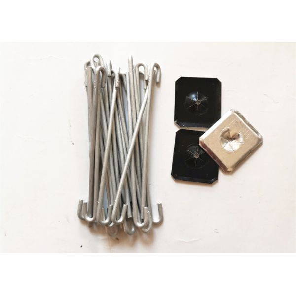 Тип ногти j крюка длины диаметра 15cm 3mm для циновки засорителя травы анти-