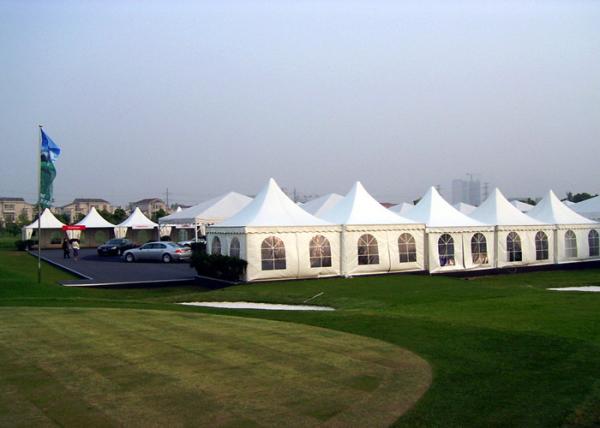3x3m / 4x4m High Peak Pagoda Wedding Party Tent , Geodesic Dome Party Tent