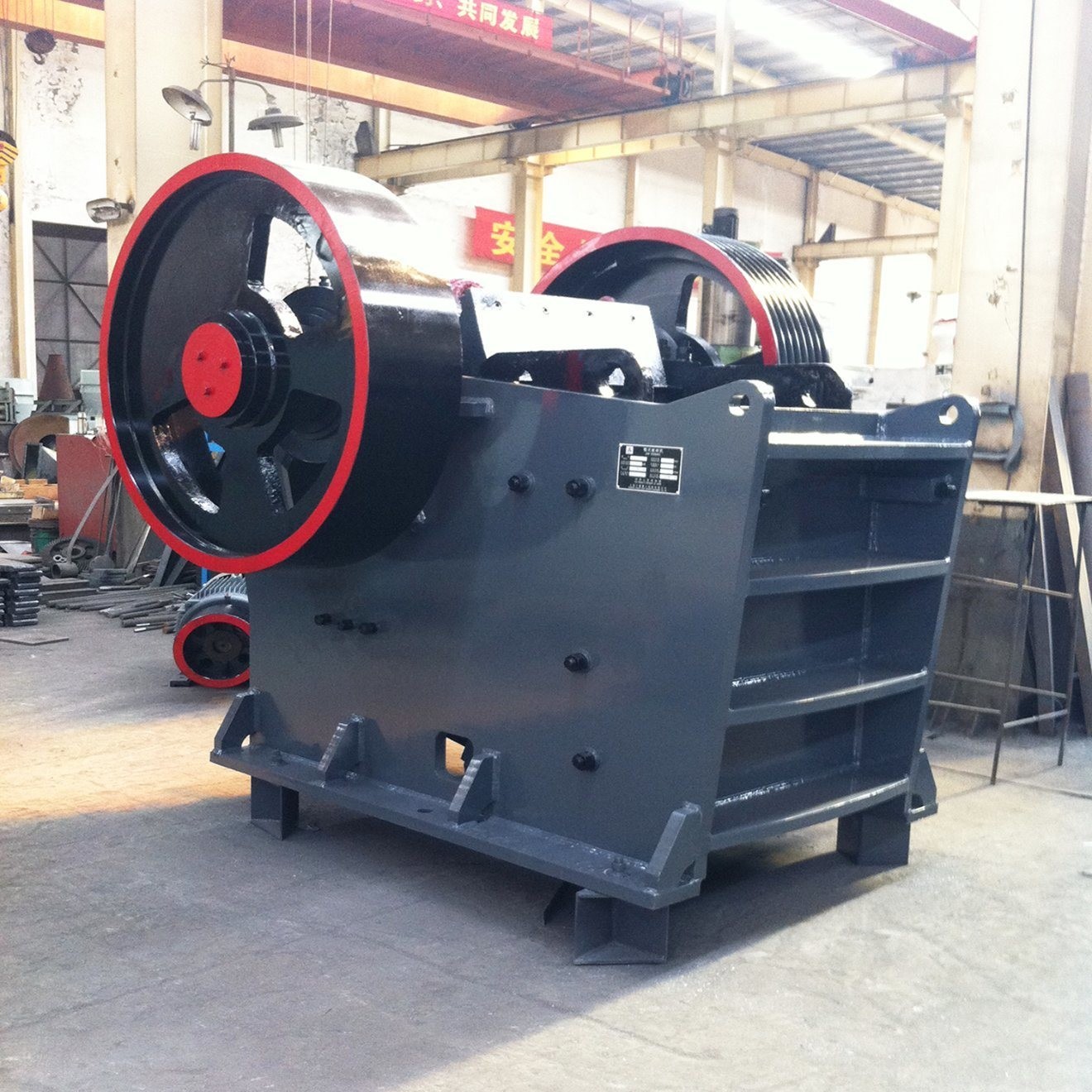 55-75kw Motor Power Limestone 600*900 Jaw Crusher with 1year After-sales Service
