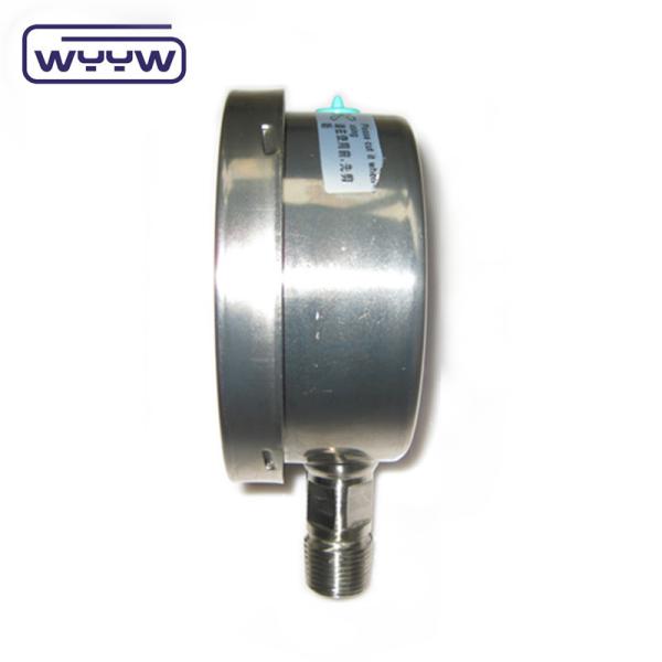 100mm 4 polegadas kgf/cm2 psi balança dupla todo o aço inoxidável manômetro de pressão de óleo fabricante na China