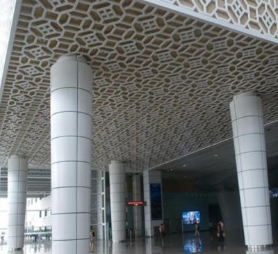 Semicircle Column Exterior Cladding Panels Aluminum Perforation