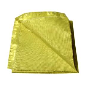 Tecido amarelo Kevlar resistente ao fogo Anti Cut 1414 Aramida Tecido para carro