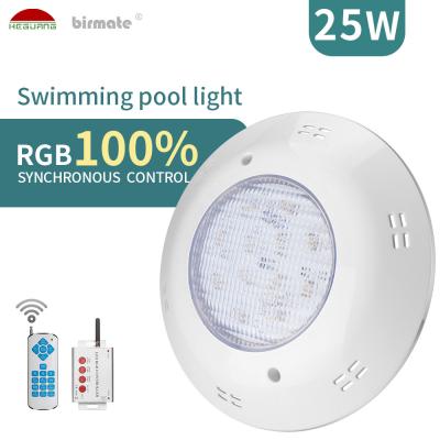 RGBW Synchronous Control Swimming Pool Lights 25W AC12V Anti UV