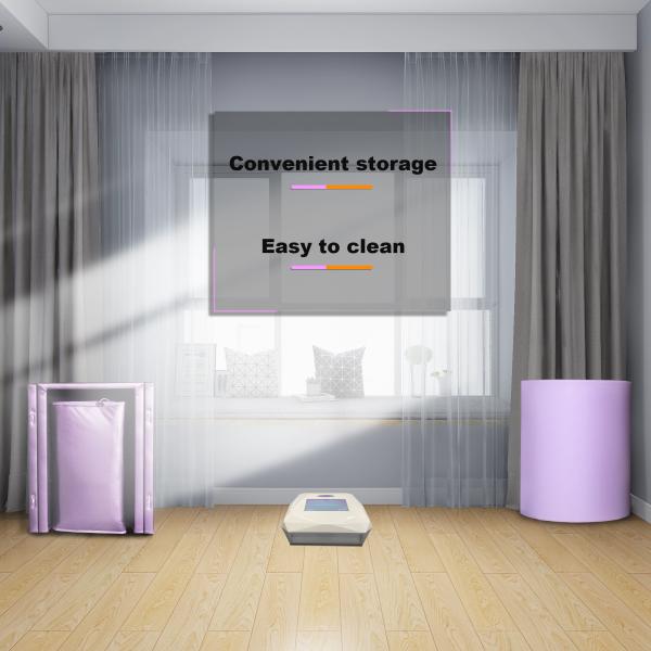 Three Heating Zone Germanium Sauna Dome with Red Photon Lights for Whole Body