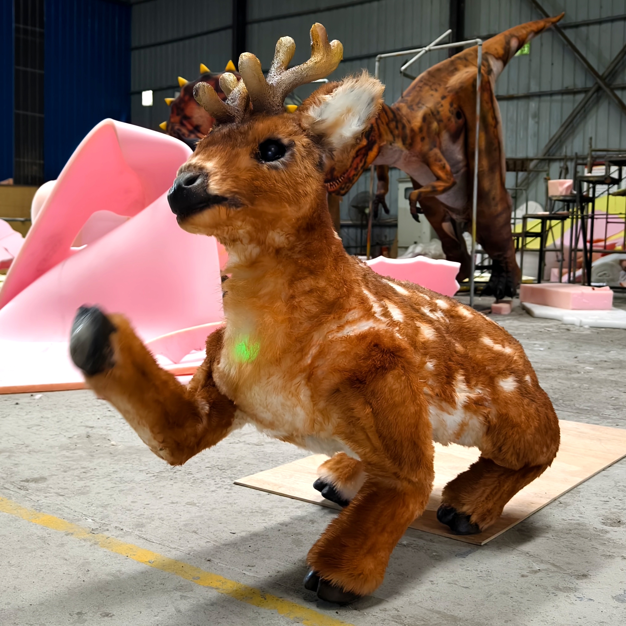 New Realistic Animatronic Remote Control Walking Robot Animal Reindeer Robot Dog