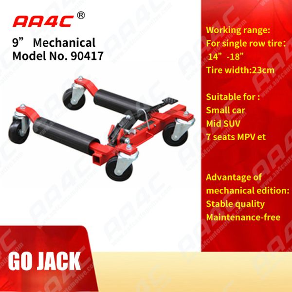 12 дюйма гидравлического автомобиля идут корабль тележки колеса автомобиля тележки автомобиля Джек двигая располагая тележку колес Джек 4
