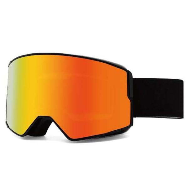 1/2/3 Layers Face Foam Optional Anti-fog UV400 Ski Goggles with Magnetic Feature