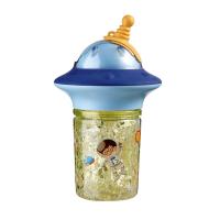 Coupe en plastique avec paillettes pour enfants Coupe de glace bleue