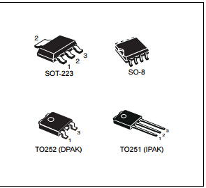 Short Circuit Power Mosfet Transistors Autoprotected VND3NV0413TR