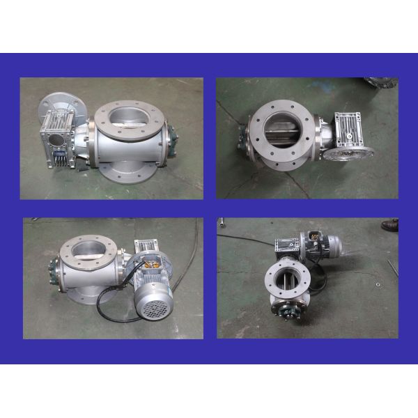 Dust Collector Rotary Valve , Cement Manufacturing Ash Discharge Valve