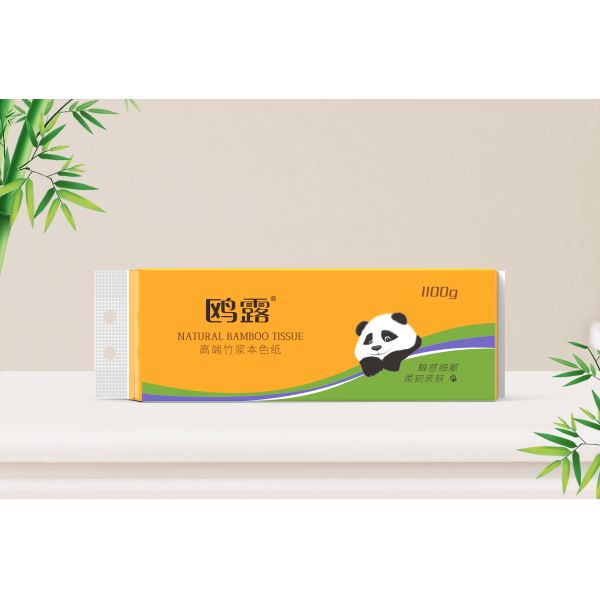 Custom Logo Organic Bamboo Face Towel Soft Packaging Natural Facial Tissues Travel Size Wholesale