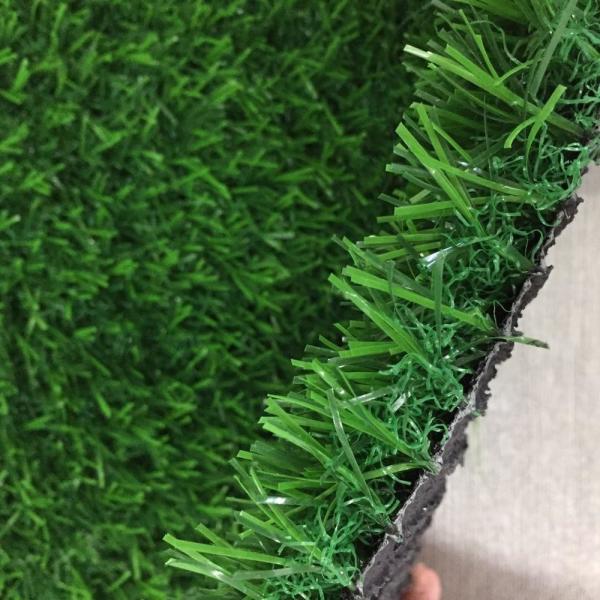 Environmental Plastic Synthetic Grass Rug Garden Decoration Long Life Span