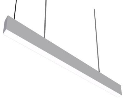 2ft 4ft 5ft Linear LED Light Fixtures Suspended Mounted / Surface Mounted
