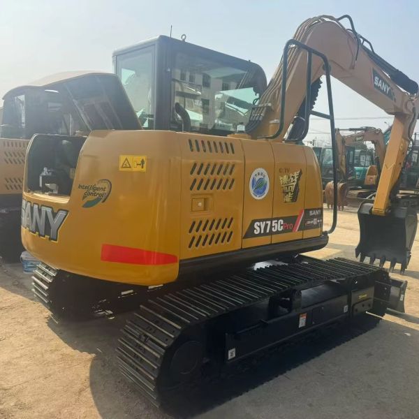 Used SANY SY75C Hydraulic Crawler Excavator (7.5 Ton) – 55kW Fawde Engine | CE Certified