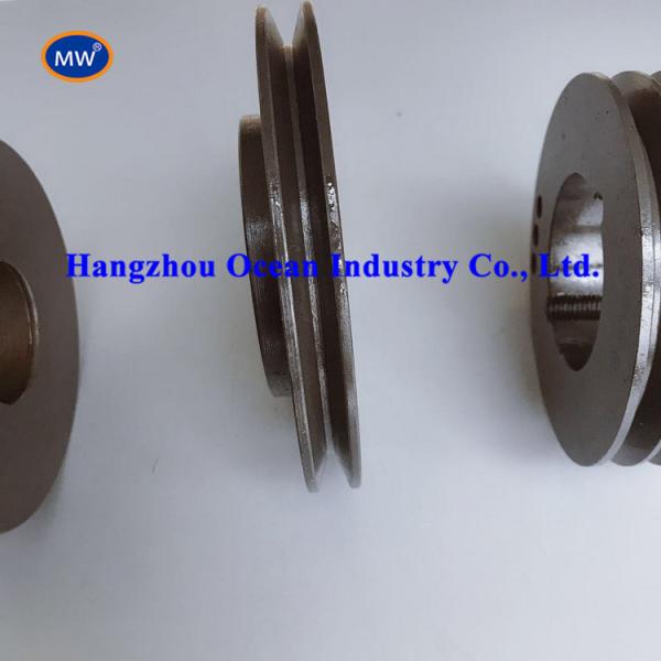 Single/Double/Multi-Groove Cnc Turned Black Oxide/Zinc Plated V Belt Pulley