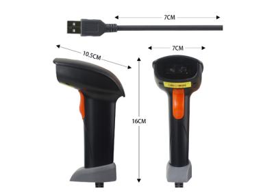 Leitor Handheld do código de barras do varredor do código de barras USB/RS232 com certificação do CE