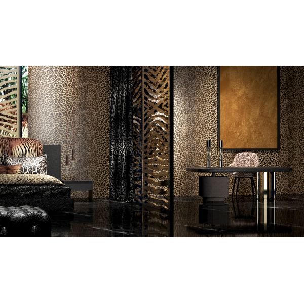 Gold Luxury Decorative Stone Slab Beautiful Leopard Print For Hotel And Home