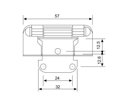 Iron South America Style Cabinet Door Hinges , Cupboard Soft Close Hinges