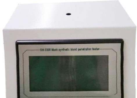 GB 19083-2010 65mm/S Horizontal Flammability Tester For Medical Protective Mask