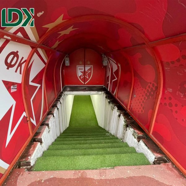 Tunnel de joueur de football mobile détachable résistant à la pluie extérieur