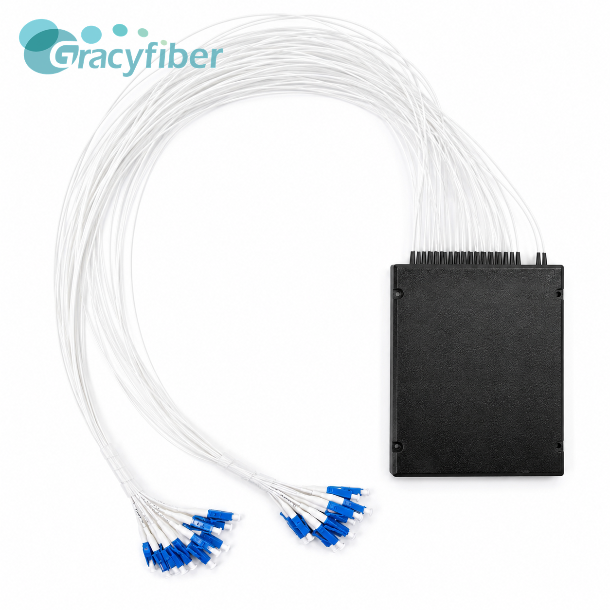 16 Channel CWDM Mux Demux 1270 1290 1310 to 1610nm LC UPC Fiber Optic Multiplexer Demultiplexer ABS Module