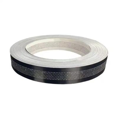 Coated 0.6mm Trim Cap Roll Channelume Trim Cap For Signs Black