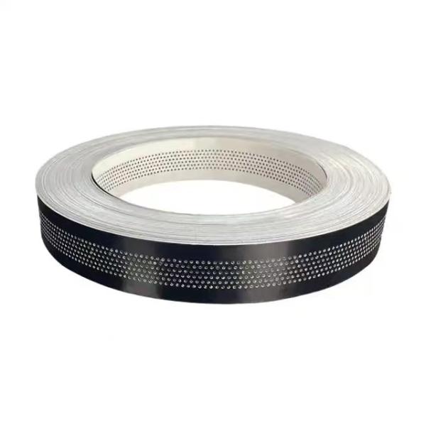 Coated 0.6mm Trim Cap Roll Channelume Trim Cap For Signs Black