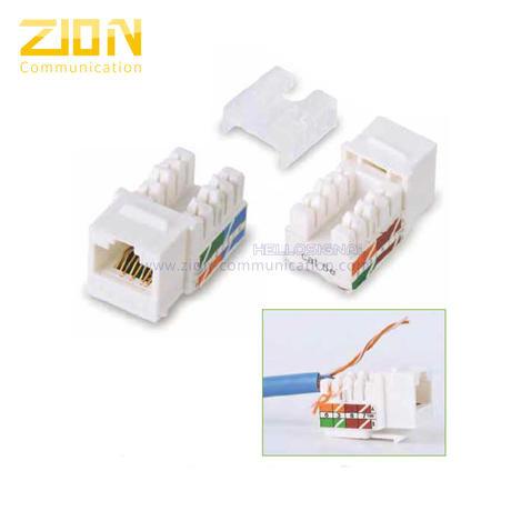 Grau ZCM265-C5/6/6A Jack trapezoide de UTP RJ45 90, ethernet, do fabricante de China - Zion Communiation