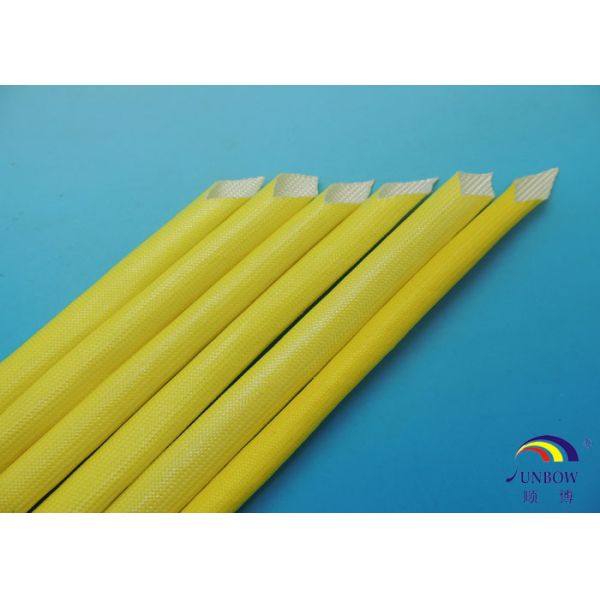Acrylic Resin Saturated Fiberglass Wire Sleeve / Acrylic Coated Fiberglass