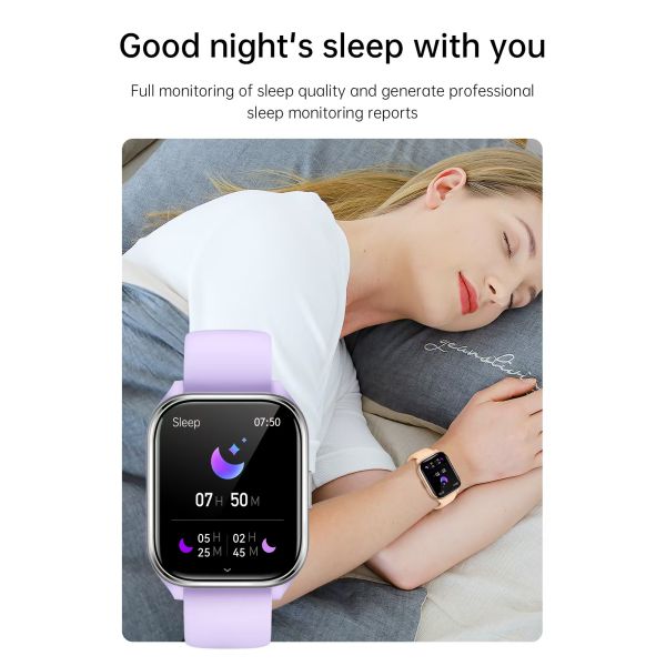 KT37S Mujeres Smart Watch 1.85 pulgadas con pantalla táctil completa SmartWatch