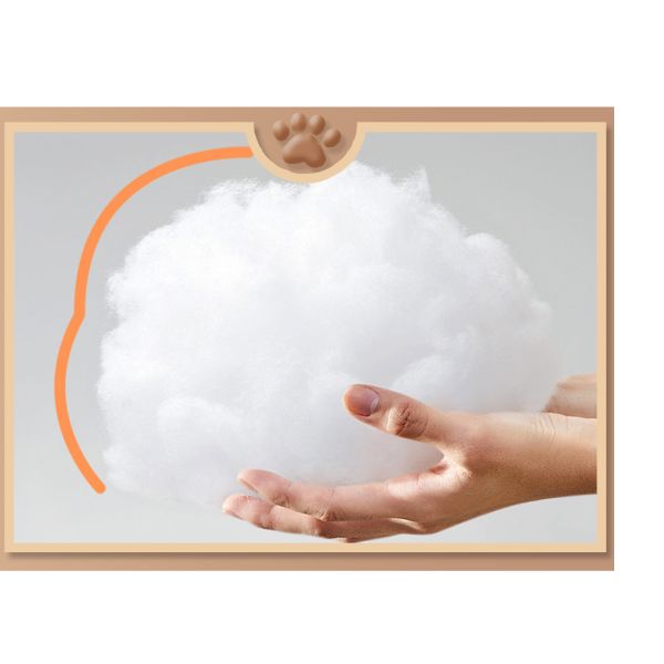 Pet Sofa Sustainable Linen Type Cloth Sleeping Nest for Warm and Cozy Winter Nights