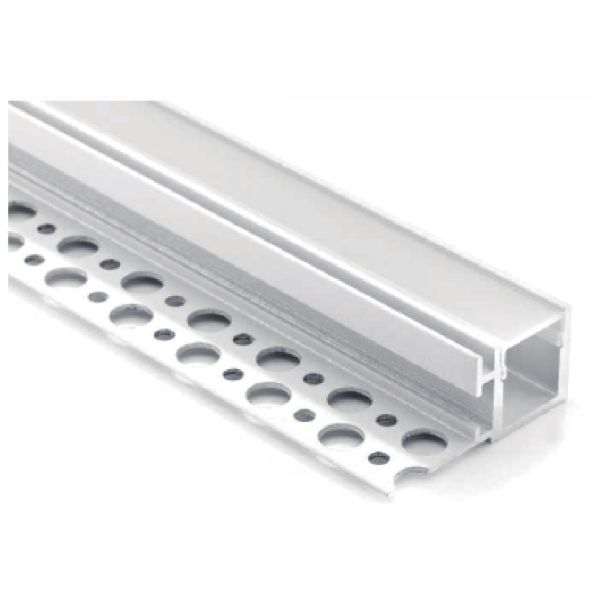 Profile lineal de LED con recubrimiento sin recubrimiento de aluminio y yeso de 23*16 mm