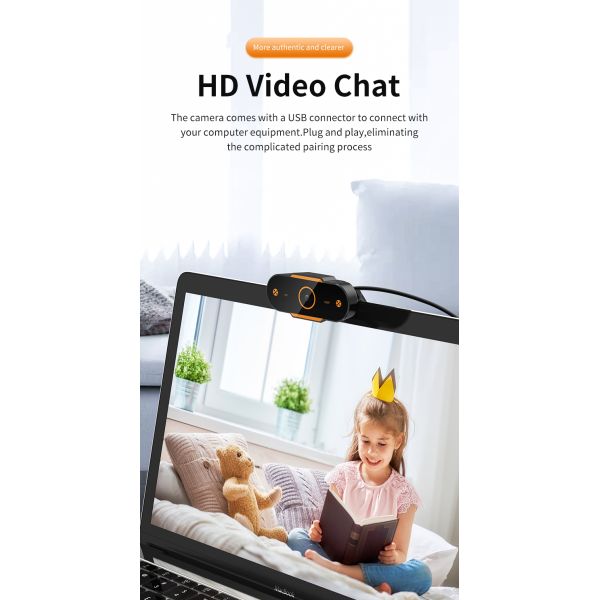 2K FHD Mini USB Webcam