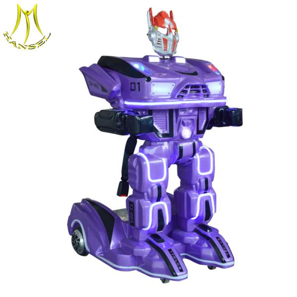 Hansel outdoor amusement park rides electric children robot with remote control