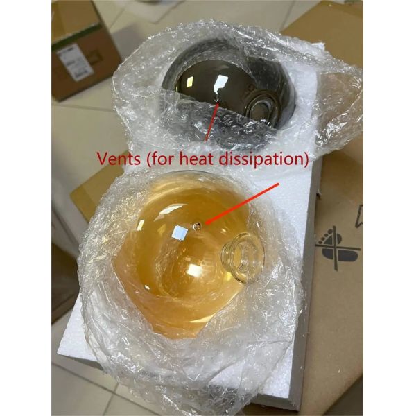Home Bedside Wall Light Fixtures Black Iron Glass Ball Wall Lamps(WH-VR-152)