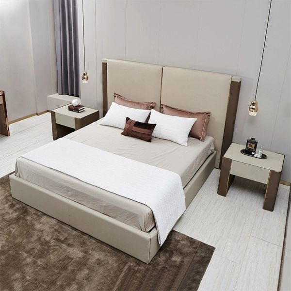Modern Premium Hotel Bedroom Collections Stylish Beds Wardrobes Night Tables for Apartments and Living Rooms