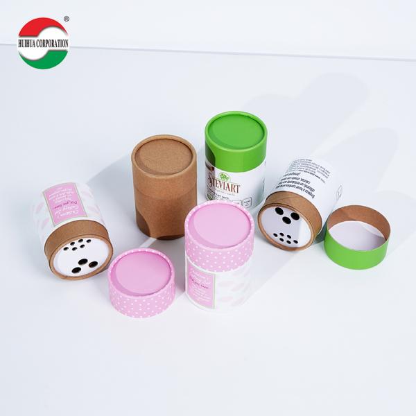 Tubes en carton kraft imprimés sur mesure pour emballage en poudre