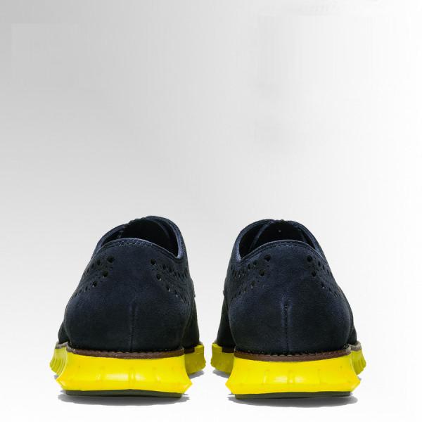 Blue Men's Casual Shoes Lightweight Suede Footwear  For Outdoor Exercise
