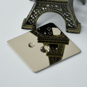 Mirror Gold Stainless Steel Sheet 4x8ft Scratch Resistant For Hotel Lobbies Displays